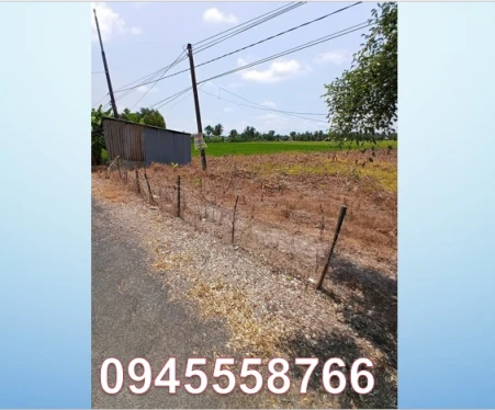 ☢️Chính chủ cần bán gấp lô đất mặt tiền ĐT 937B ngay Mỹ Quới, (huyện Ngã 5, Sóc Trăng). 0945558766