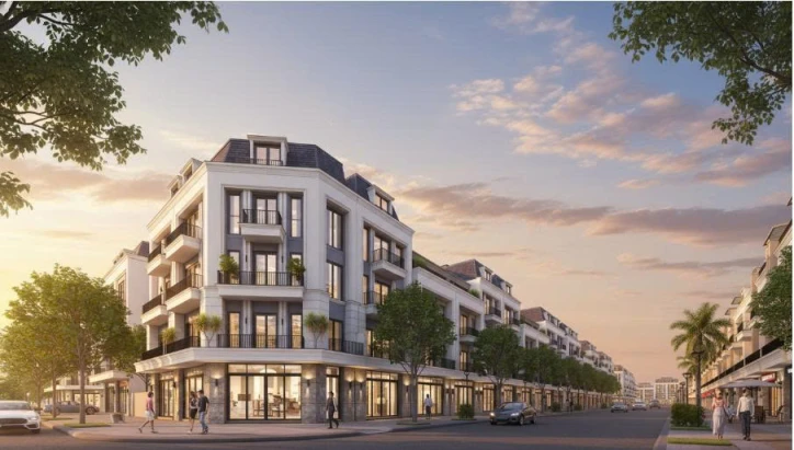 Liền kề lô góc 111m², mặt đường 22m, mặt tiền 9m suất ngoại giao giá chỉ từ 70 triệu/m2