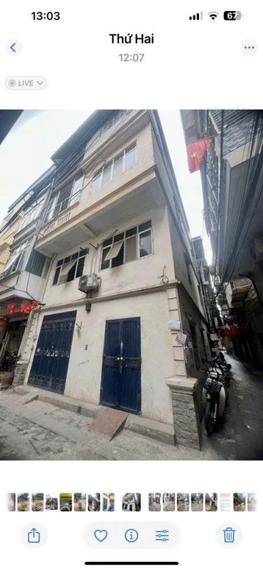 Bán 57M nguyễn đức cảnh tặng nhà lô góc ô tô vào nhà kinh doanh nhỏ hoàng mai