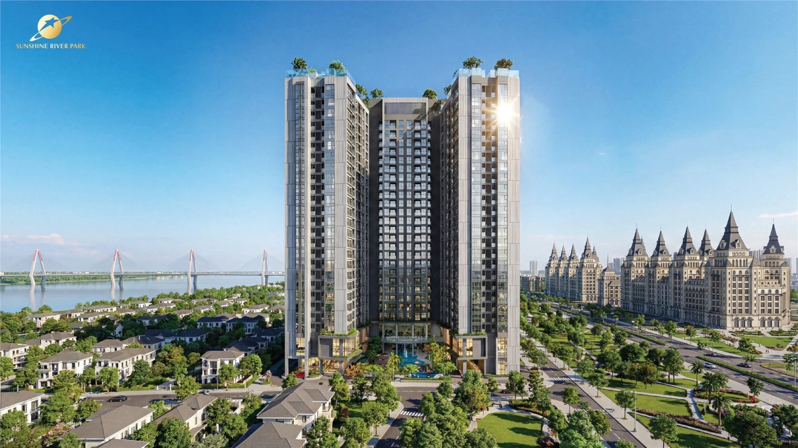 🌿 SUNSHINE RIVER PARK – KHÔNG GIAN SỐNG XANH BÊN DÒNG SÔNG, NÂNG TẦM CHUẨN MỰC SỐNG HIỆN ĐẠI