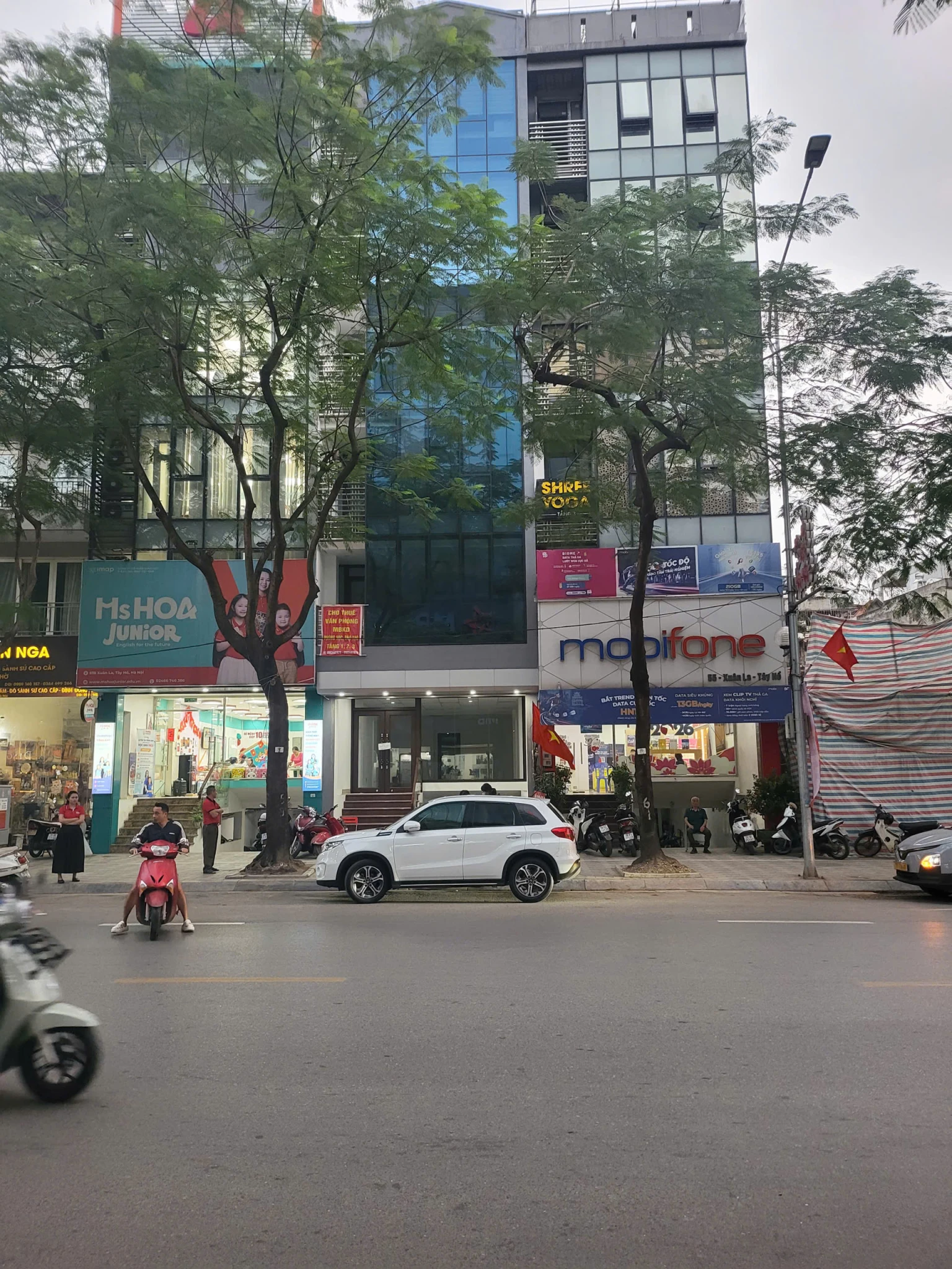 CHÍNH CHỦ CHO THUÊ TẦNG 1,2,3 TÒA NHÀ 7 TẦNG – MẶT PHỐ XUÂN LA, TÂY HỒ, HÀ NỘI