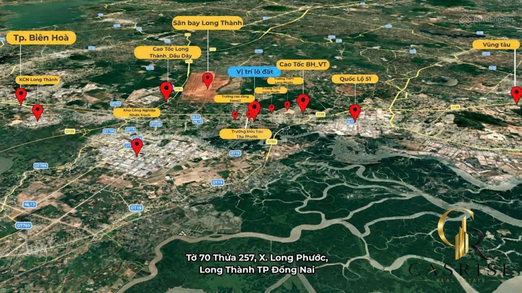 Lô đất giá đầu tư vị trí ngay cổng chính sân bay Long Thành