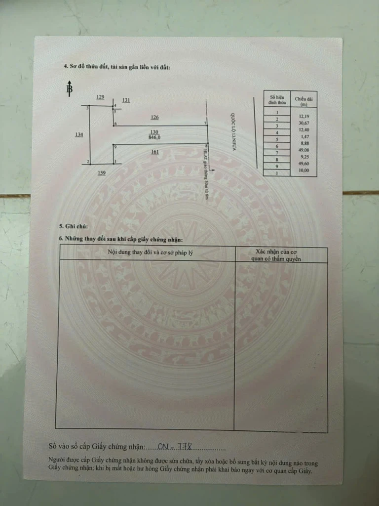 Chính chủ cần bán gấp lô đất Phường Tân Khai, TP Đồng nai (xã tân khai tỉnh Bình phước cũ)