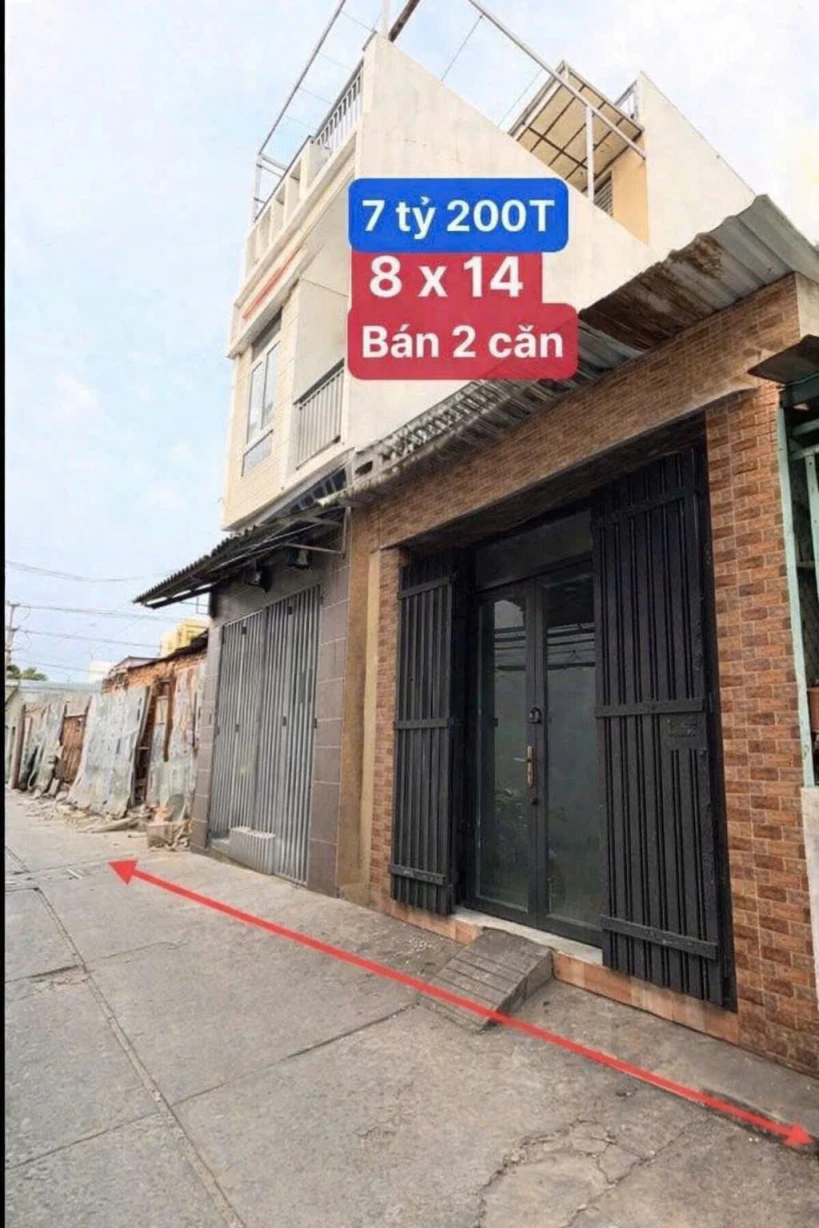 Bán nhà hẻm Lê Văn Quới, Bình Tân, 104m2, 3 tầng, 7 tỷ, SHR - 0799780452