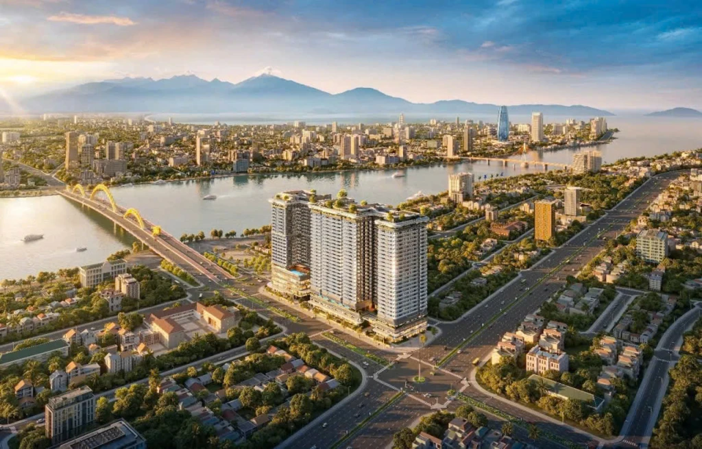 Bán căn hộ cao cấp The Legend Đà Nẵng, ngay Cầu Rồng, 72.5m2