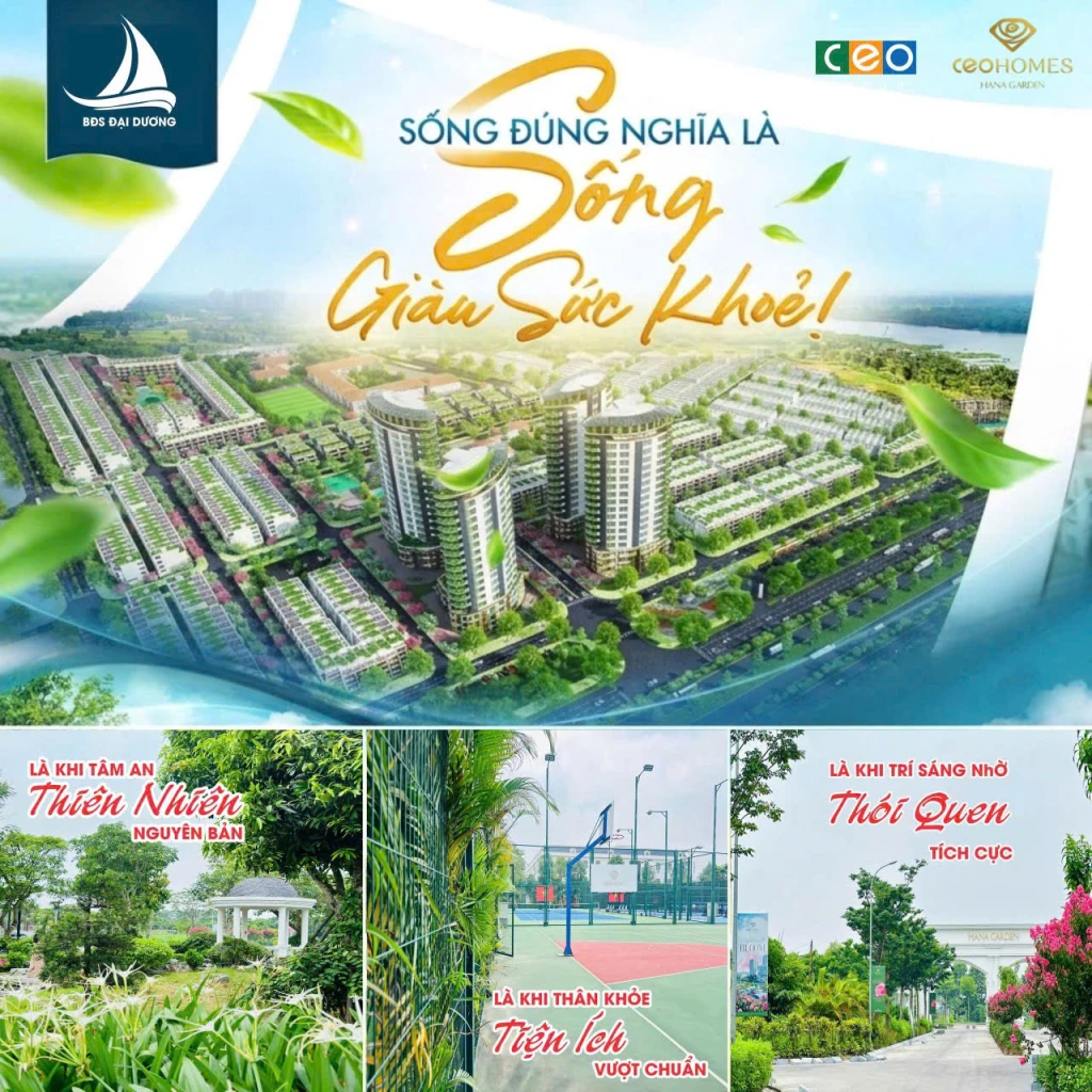 CEOHOMES HANA GARDEN - CHUẨN SỐNG XANH!