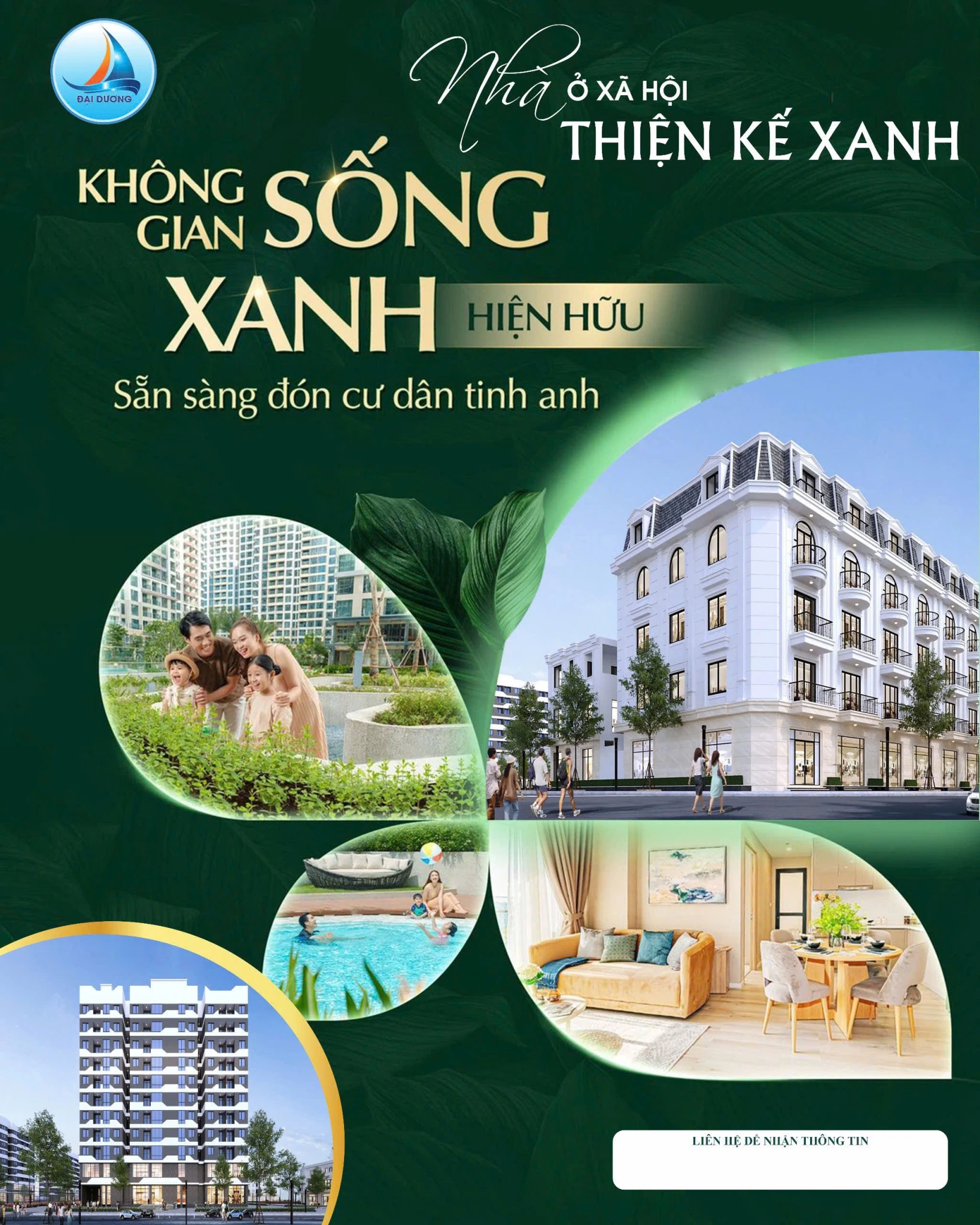 NHÀ Ở XÃ HỘI VĨNH PHÚC THIỆN KẾ XANH
