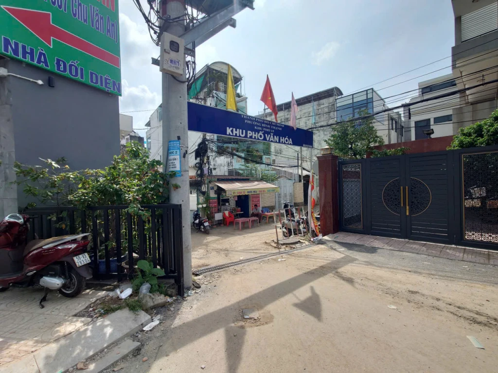 BÁN NHÀ CHÍNH CHỦ HẺM 2 MẶT 387/29A CHU VĂN AN, BÌNH THẠNH, TP.HCM – 5,5 x 10M, 1 TRỆT 3 LẦU, GIÁ 7,7 TỶ