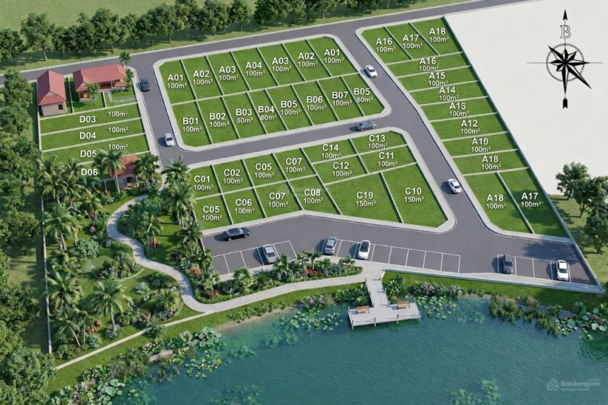 ĐẤT VIEW HỒ, 100M2 FULL THỔ CƯ, GIÁP KHU CNC HÒA LẠC, QL21, CỔ ĐÔNG, SƠN TÂY GIÁ HƠN 3 TỶ