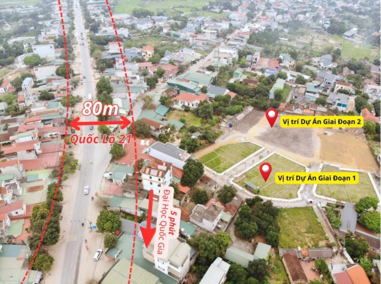 Chính chủ cần bán lô ngoại giao - trục chính rộng 10m - gần ĐH QGHN, CNC Hòa Lạc - ĐH FPT