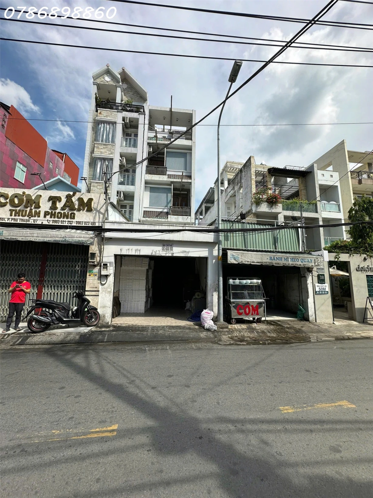 BÁN NHÀ 4 TẦNG  MẶT TIỀN GÒ Ô MÔI – PHÚ THUẬN, QUẬN 7