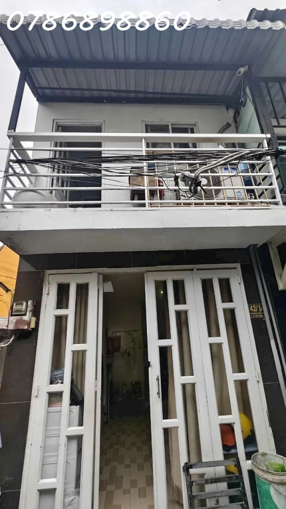 BÁN NHÀ MẶT TIỀN HẺM 42 PHÚ THUẬN – Q7 GIÁ CHỈ 960 TRIỆU