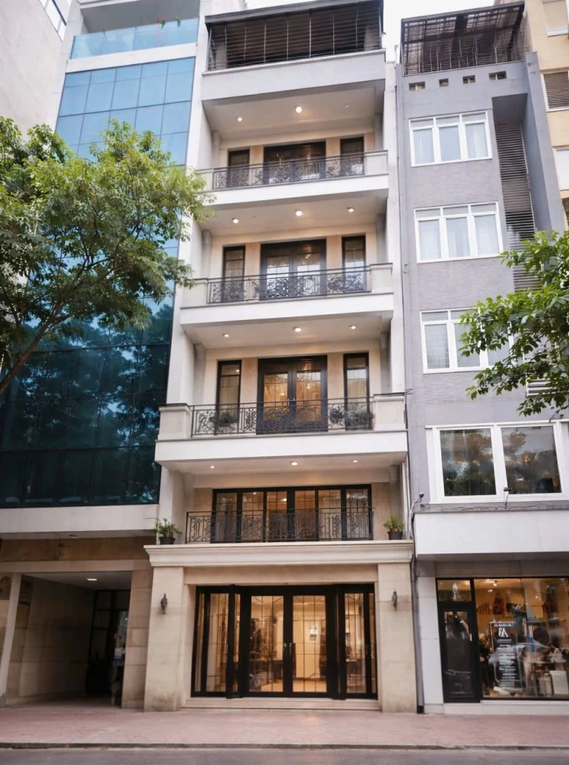 Cho thuê nhà, 111m2_ 5T; Lý Thường Kiệt, Bà Triệu, Ngô Quyền -43 tr