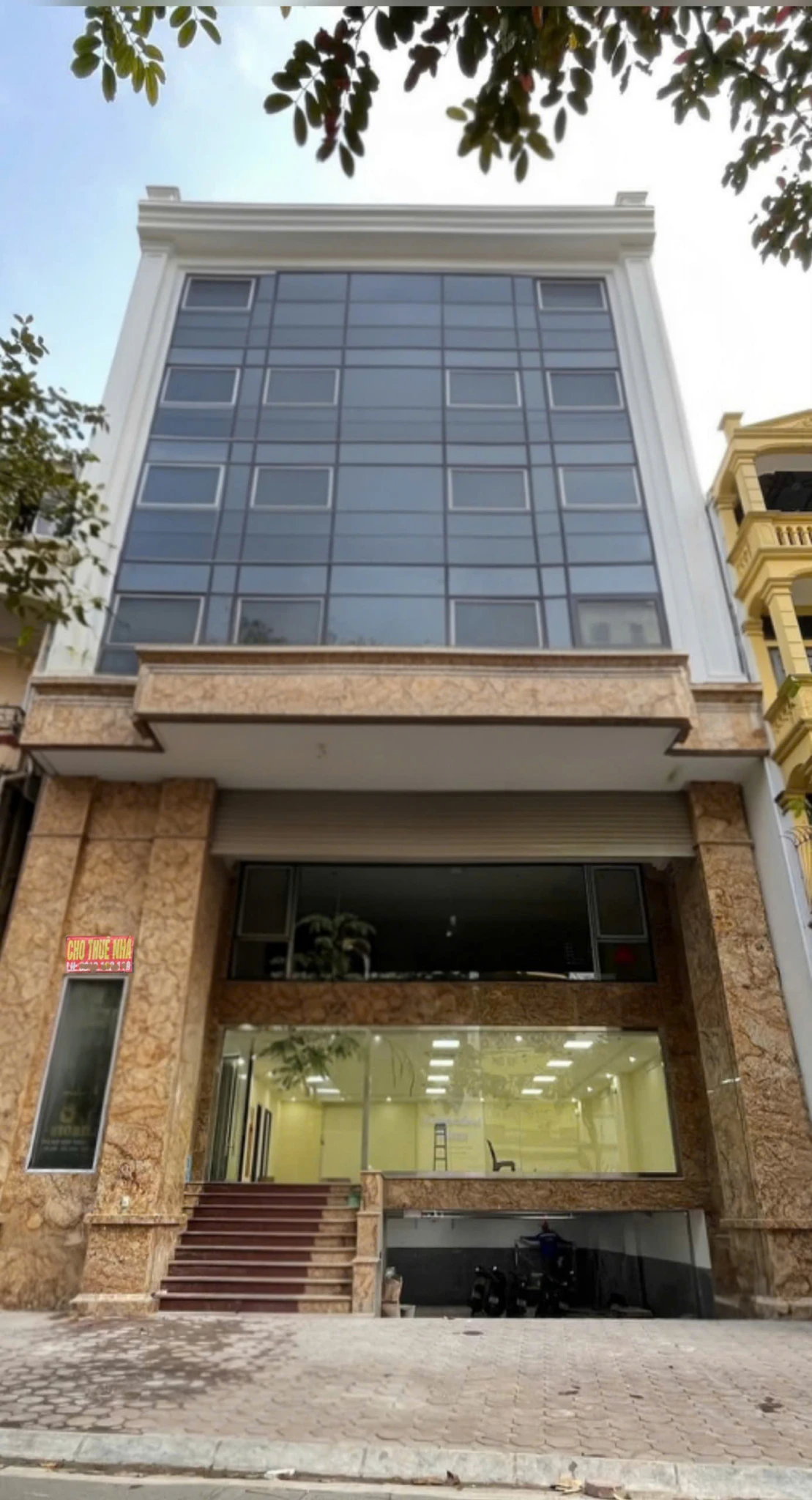 Mình cho thuê nhà, 162m2_ 6T; Nguyễn Đình Thi, Hoàng Hoa Thám -63 tr