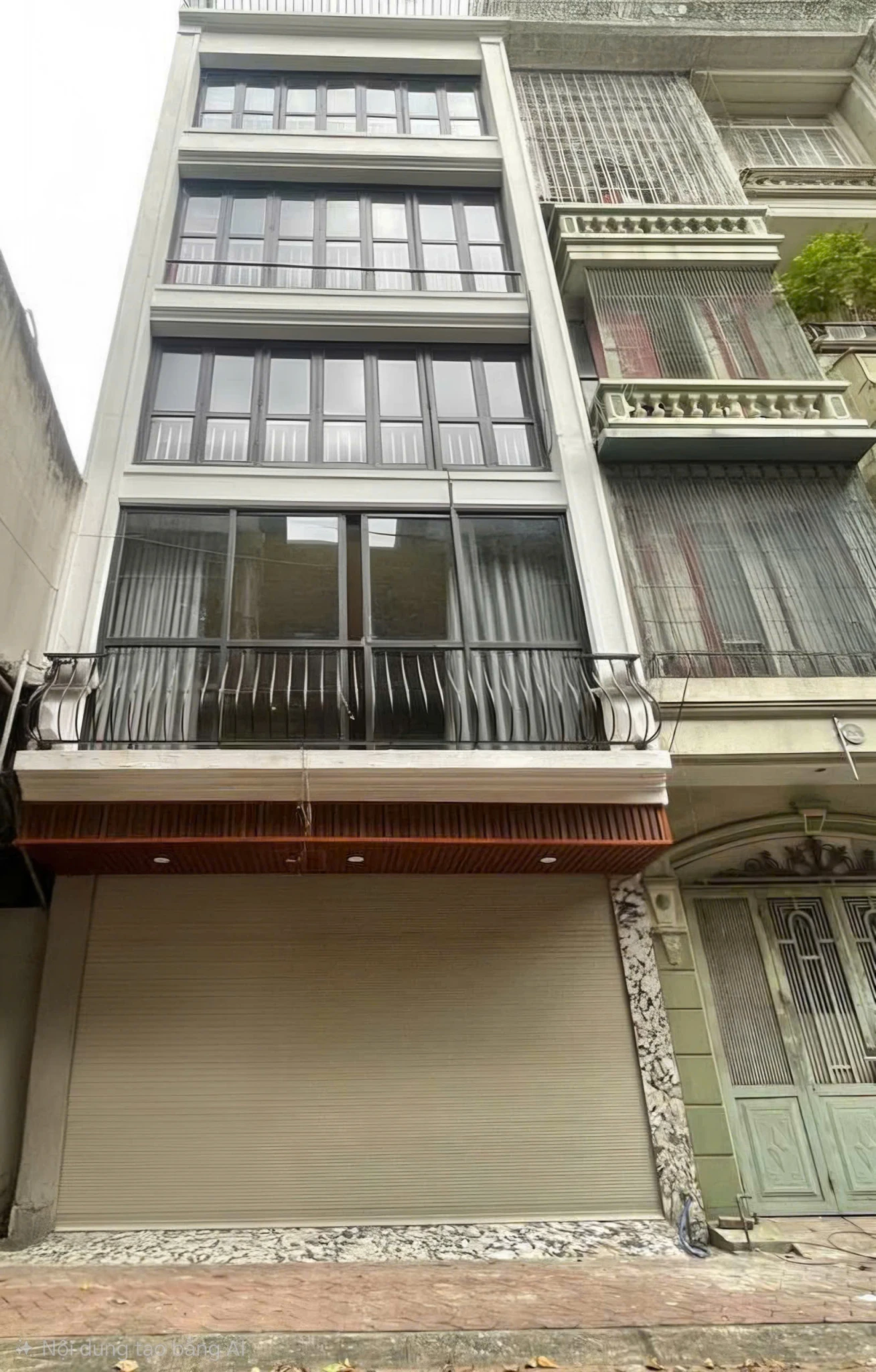 Cho thuê nhà, THANG MÁY, 81m2_ 5T; Nguyễn Thị Định, Hoàng Ngân -33 tr