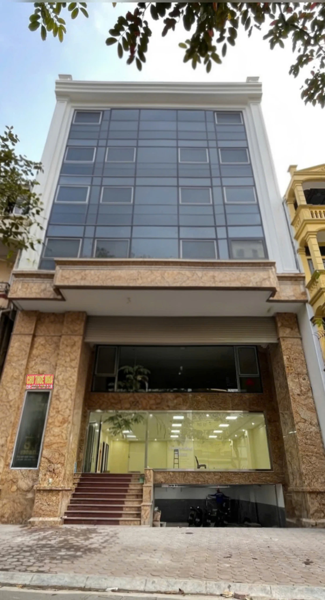 Mình cho thuê nhà, 161m2_ 6T; Nguyễn Đình Thi, Hoàng Hoa Thám -64 tr