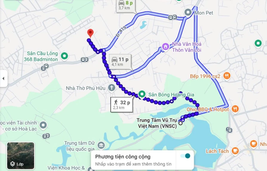 CHÍNH CHỦ BÁN LÔ ĐẤT HÒA LẠC, MẶT ĐƯỜNG TỈNH 420. CÁCH TRUNG TÂM VŨ TRỤ VIỆT NAM 2,3KM. VỊ TRÍ LÕI HÒA LẠC!