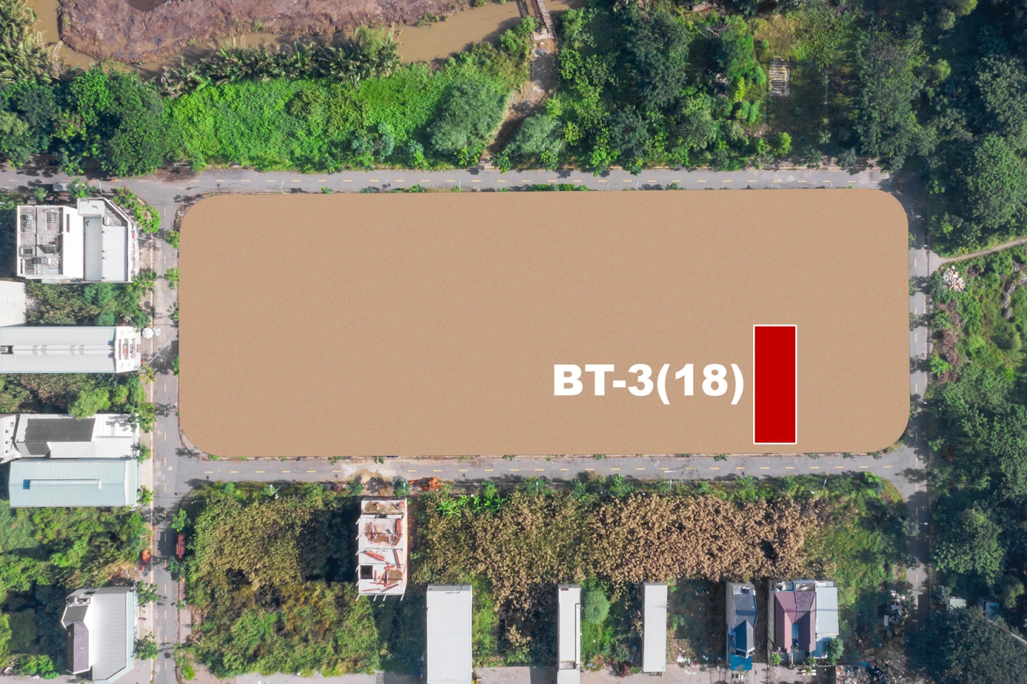 [BÁN] Nền biệt thự KDC Long Hậu hướng Nam cực mát - SHR trao tay nhỉn nhẹ 5t