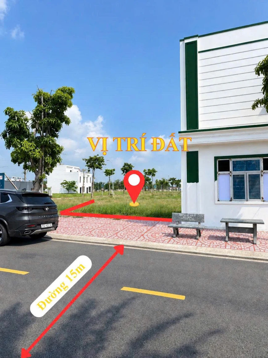 Bán đất Khu đô thị Bắc Sài Gòn, Phước Hòa, 100m², mặt tiền ĐT741
