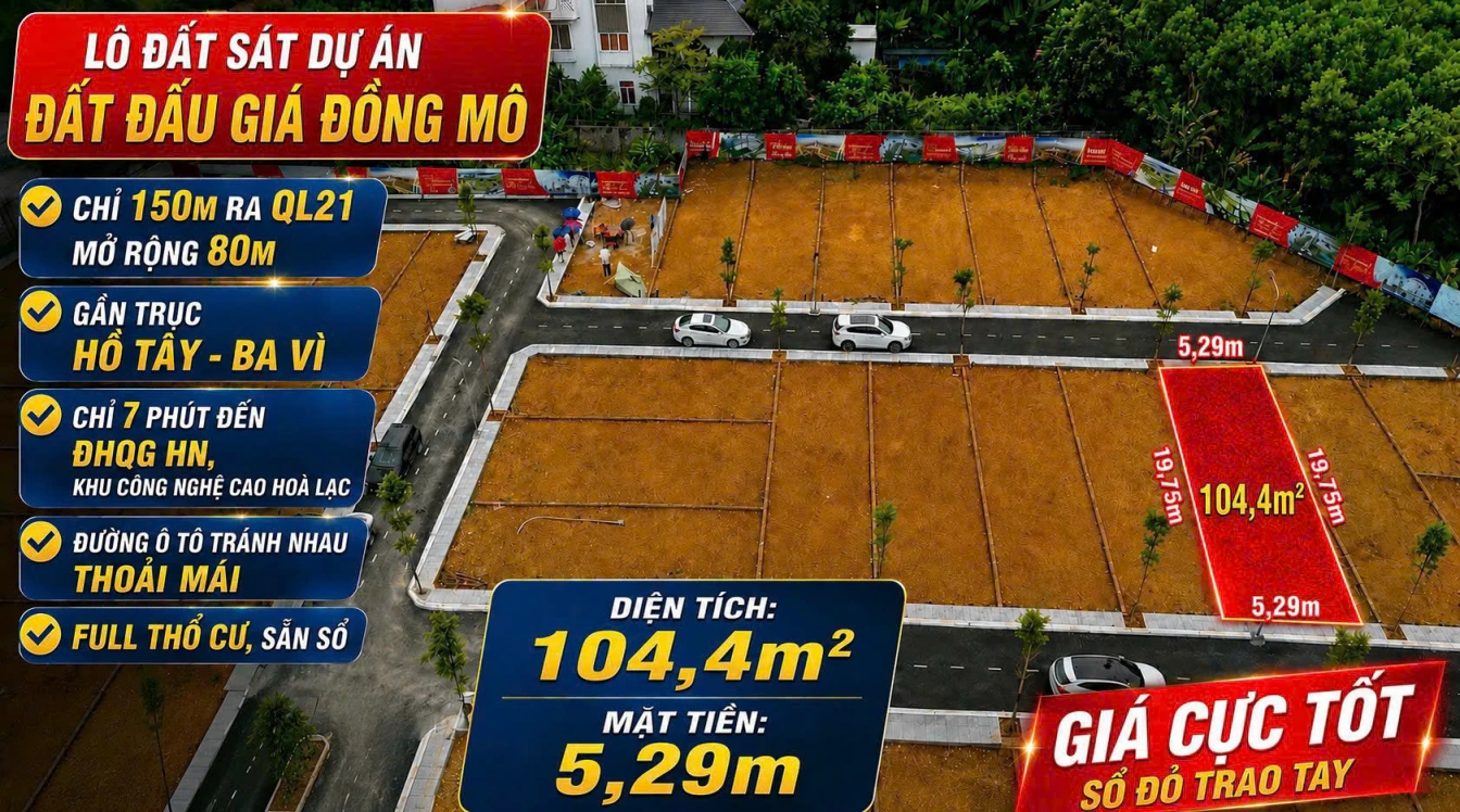 bán đất Hòa Lạc giá tốt