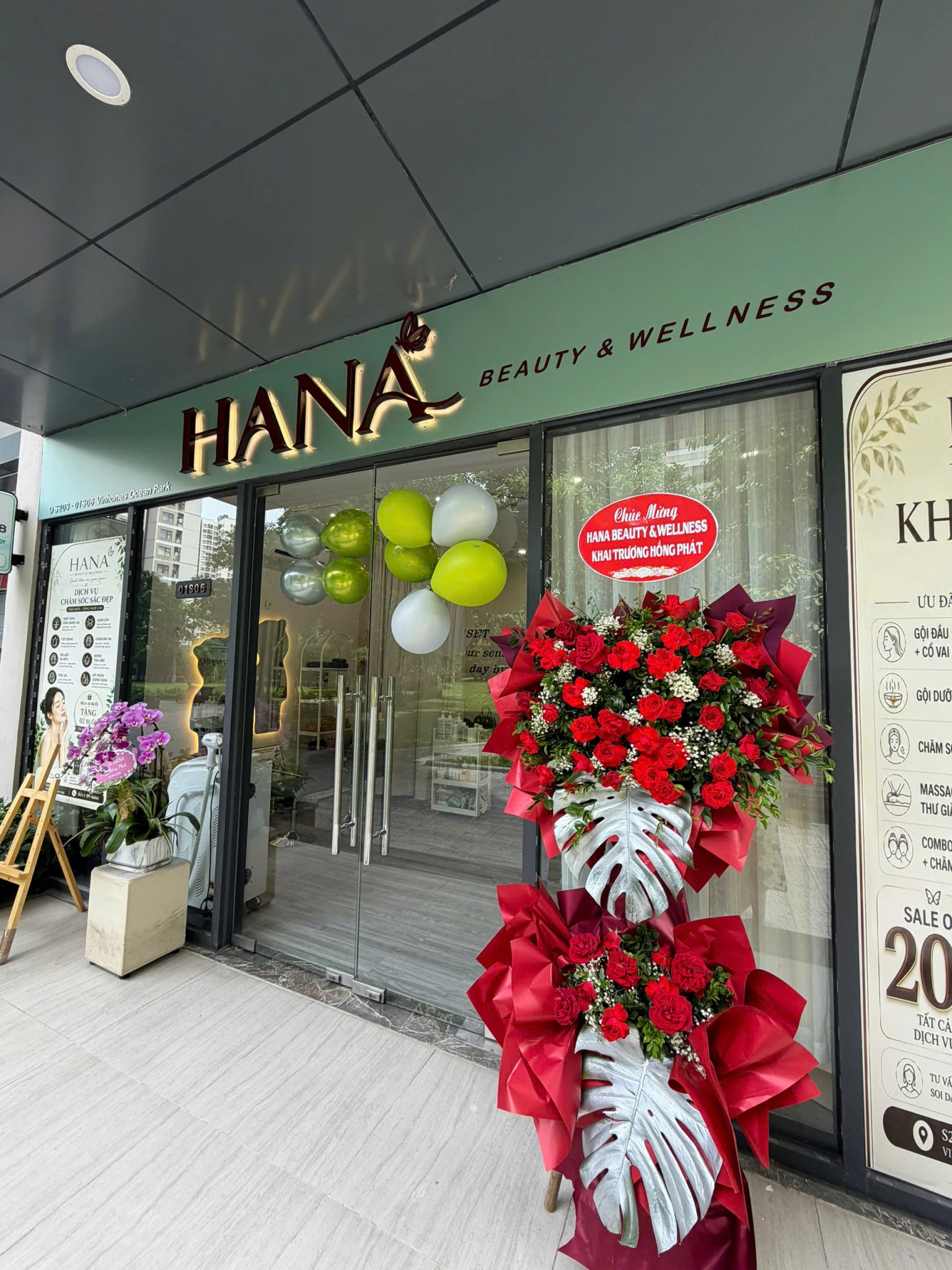 SANG NHƯỢNG HANA BEAUTY và WELLNESS – VINHOMES OCEAN PARK , HÀ NỘI