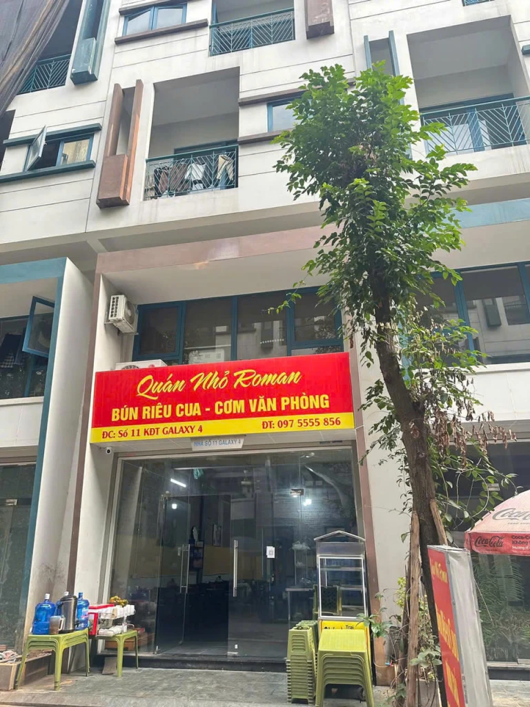 SANG NHƯỢNG QUÁN CƠM VĂN PHÒNG – KĐT VẠN PHÚC, HÀ ĐÔNG, HÀ NỘI