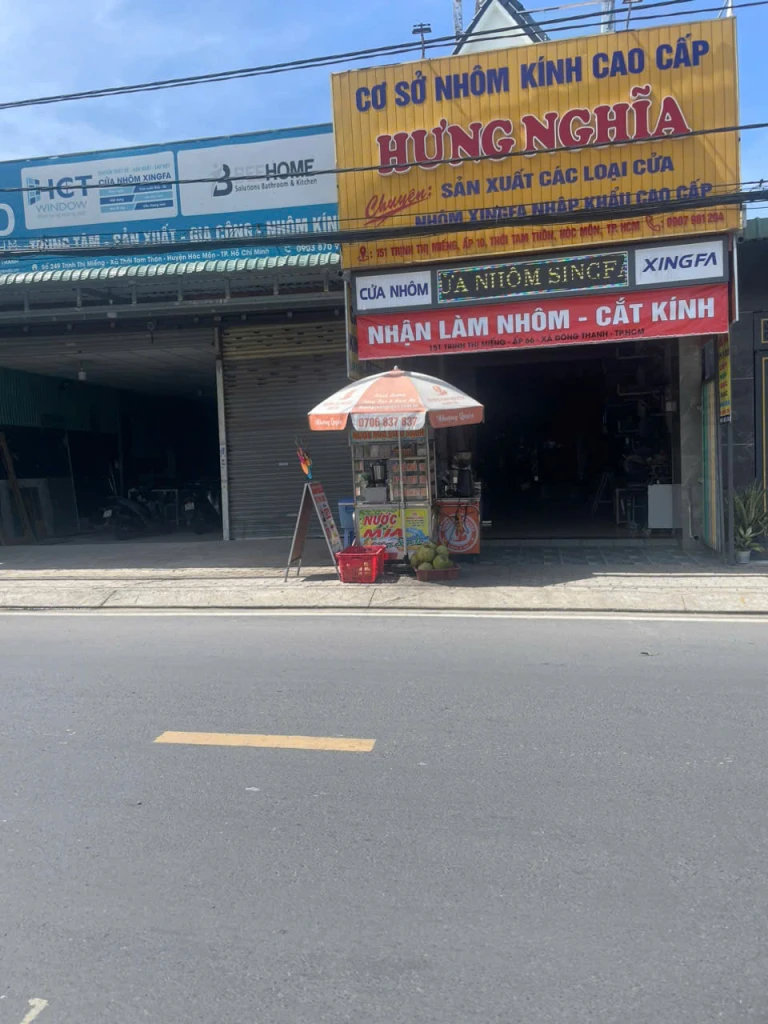 HÀNG HIẾM TRUNG TÂM HÓC MÔN – MẶT TIỀN TRỊNH THỊ MIẾNG  8X25M