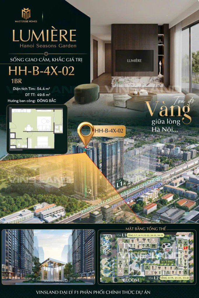🌆 SIÊU PHẨM CĂN 1PN VIEW THÀNH PHỐ HOT NHẤT HANOI SEASONS GARDEN 🌆