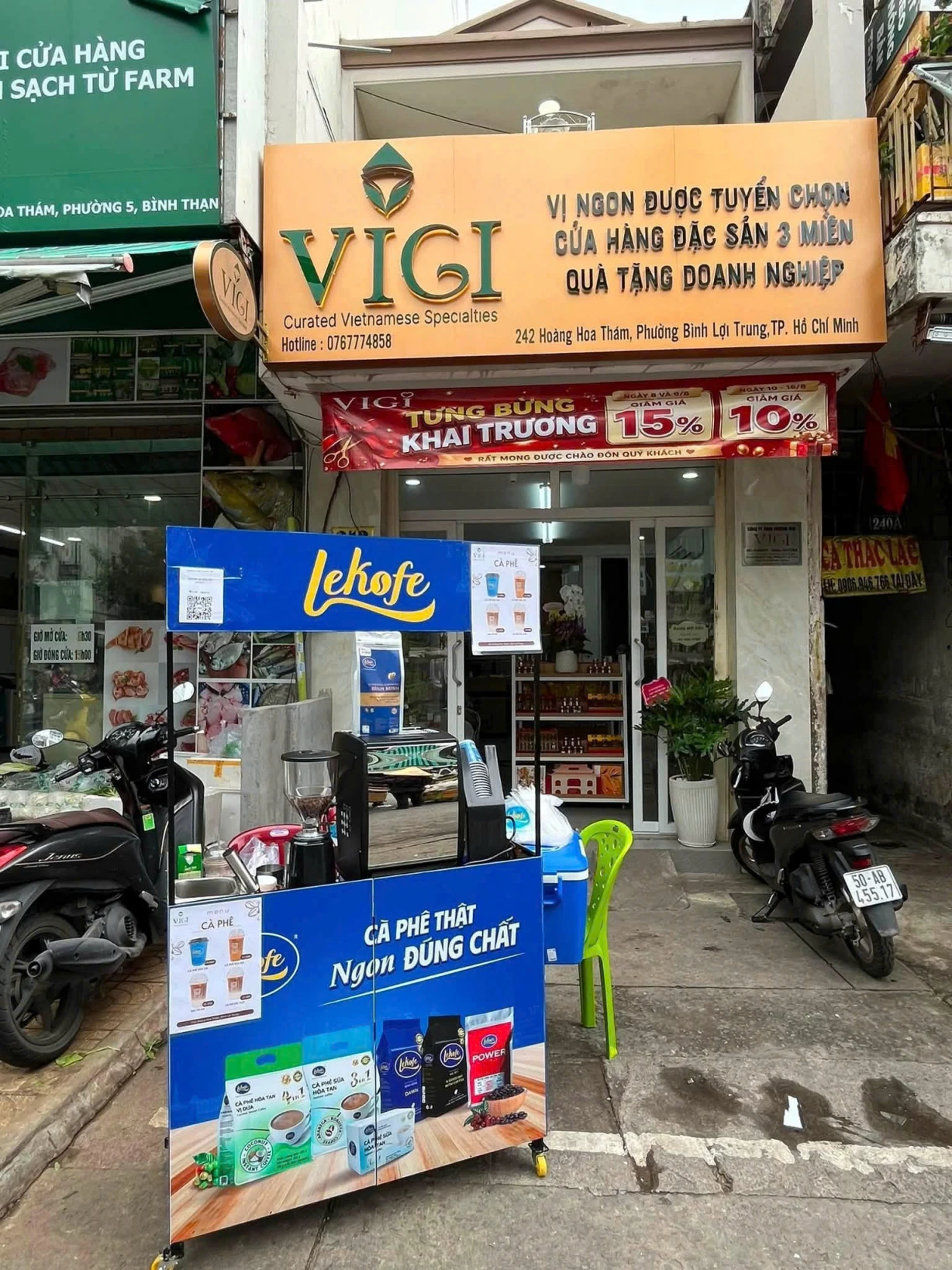 SANG NHƯỢNG CỬA HÀNG VIGI – ĐẶC SẢN 3 MIỀN và QUÀ TẶNG DOANH NGHIỆP PHƯỜNG BÌNH LỢI TRUNG, QUẬN BÌNH THẠNH, TP HCM