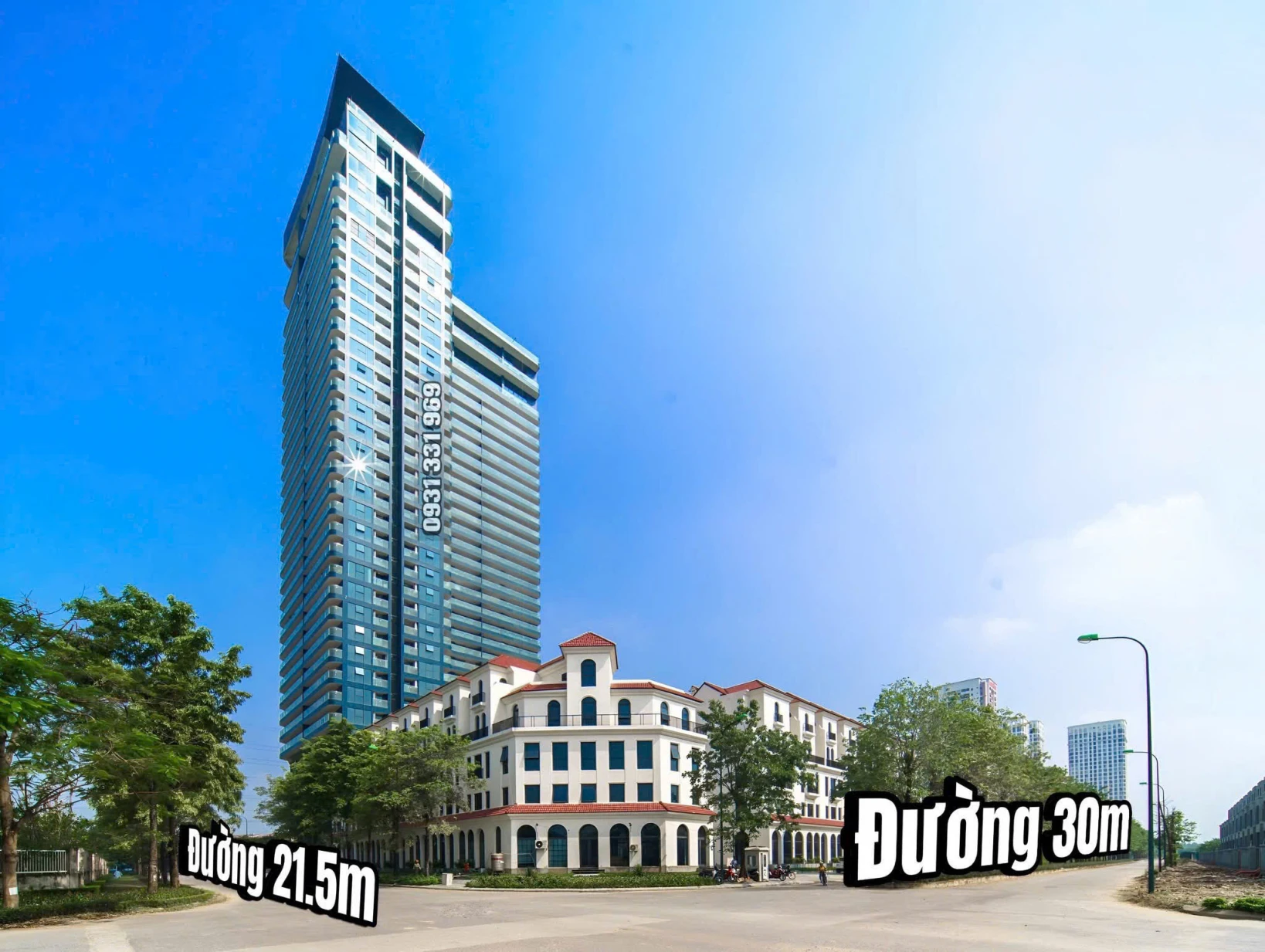 CHO THUÊ SH SUNSHINE GOLDEN RIVER  134M²  HƠN 500M² SÀN  5 TẦNG + HẦM  45 TRIỆU