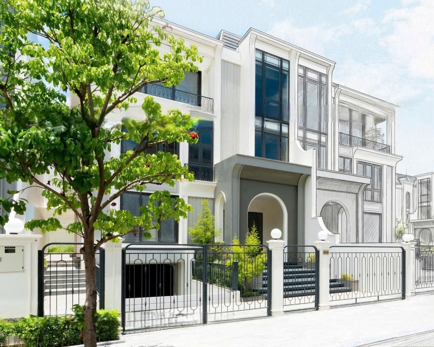 Bán biệt thự Ciputra 300m²  Mặt tiền 12m  Hầm 119m²  Giá 121,1 tỷ