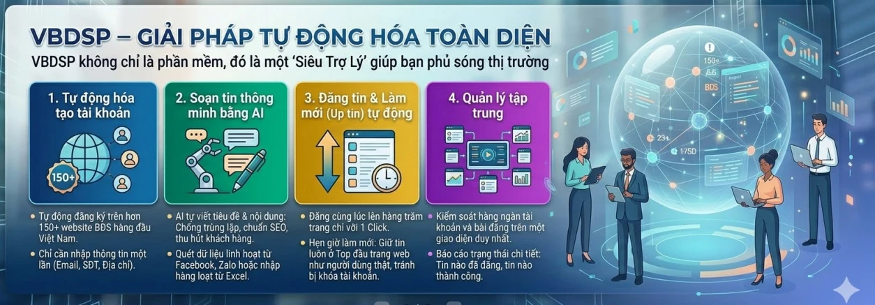 Phần mềm đăng tin bds, đăng tin rao vặt tự động miễn phí, tối ưu và hiệu quả nhất trên thị trường phần mềm đăng tin.