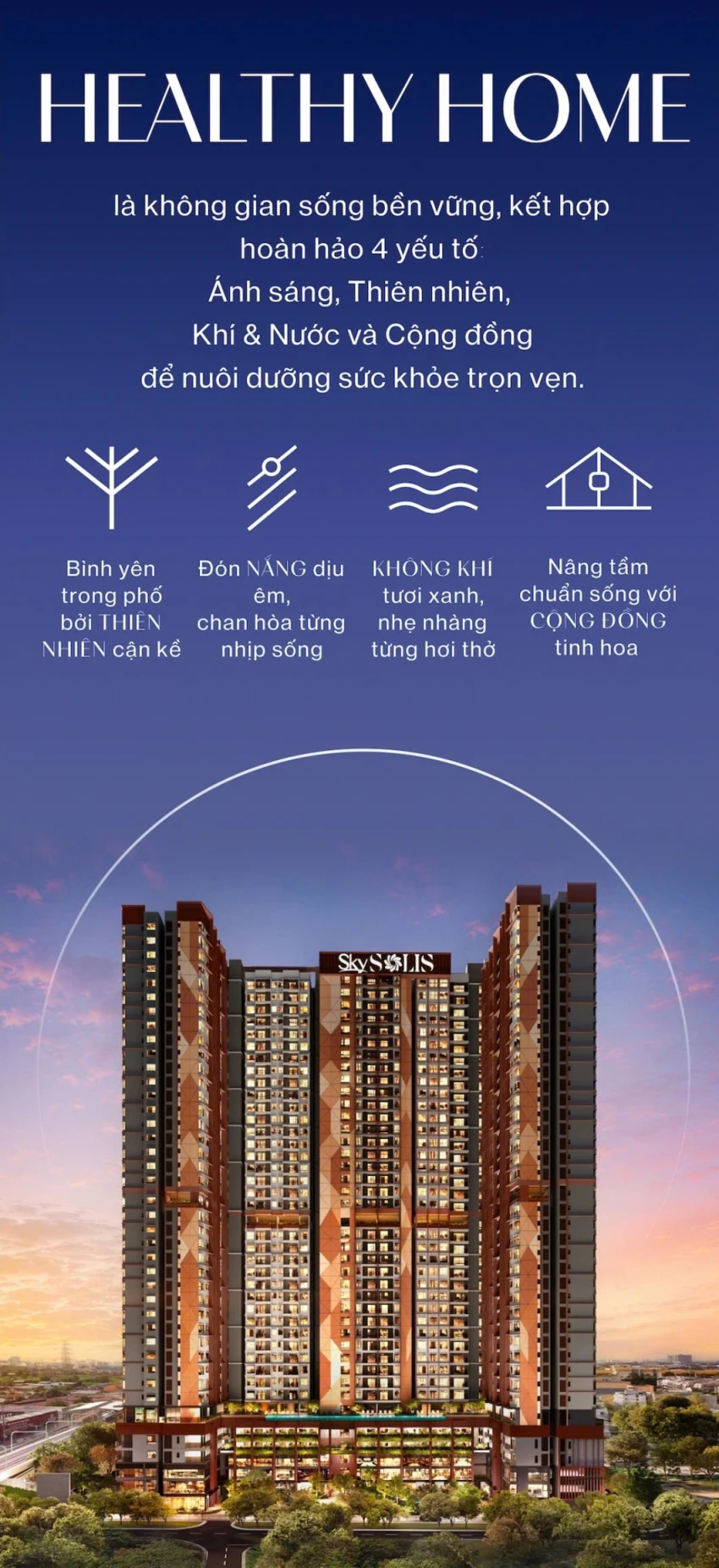 SkySOLIS – ĐÓN ĐẦU HẠ TẦNG METRO - Giá từ 55 triệu/m²