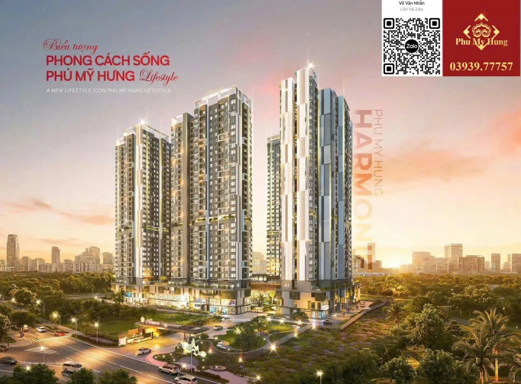 PHÚ MỸ HƯNG 𝐇𝐀𝐑𝐌𝐎𝐍𝐈𝐄 chỉ từ 700 triệu (20%)