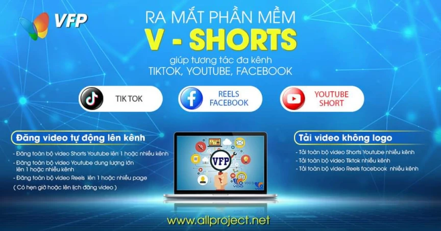 PHẦN MỀM MKT V-SHORTS – GIẢI PHÁP MARKETING ĐA KÊNH TỰ ĐỘNG HÀNG ĐẦU