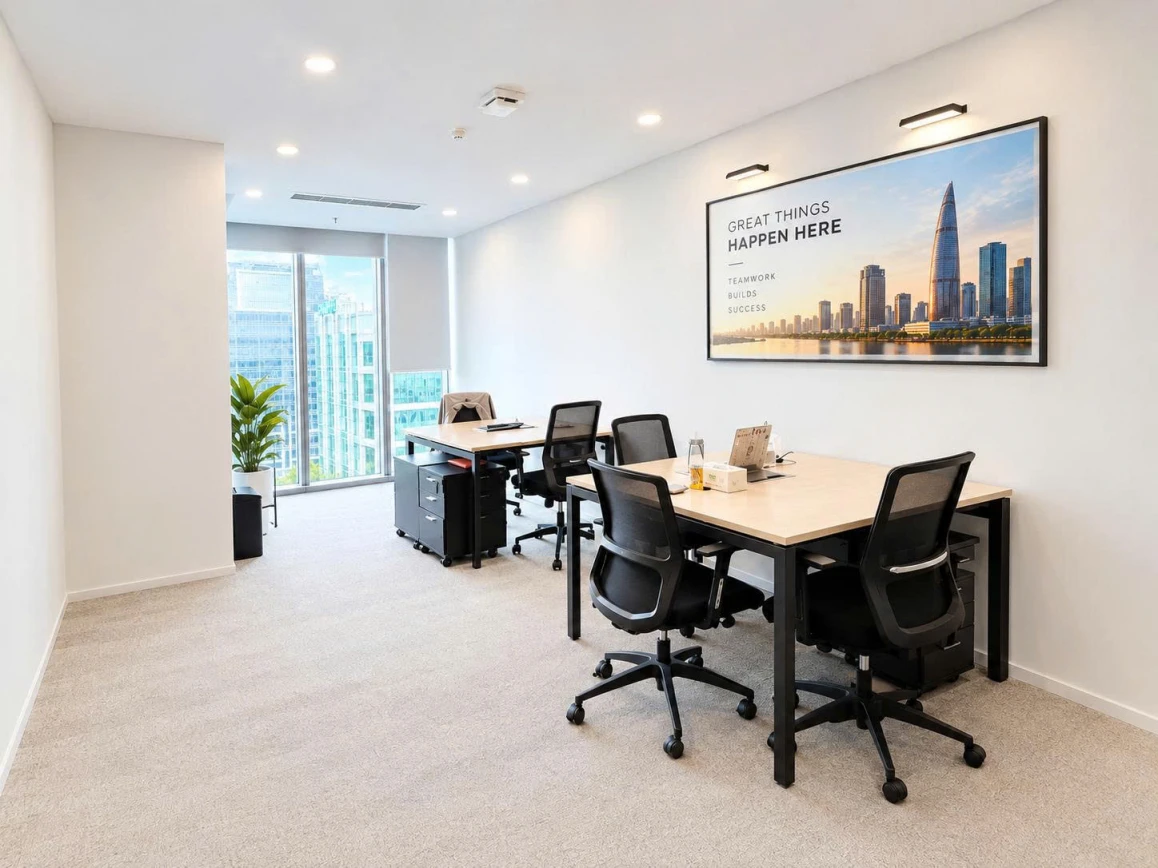 VĂN PHÒNG TRỌN GÓI - PHÒNG 12 NGƯỜI - 40 M2.