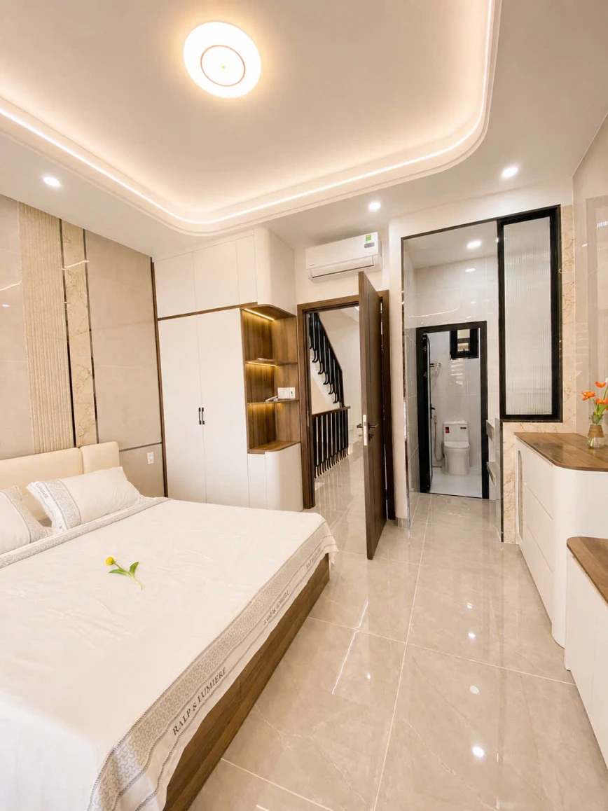 NHÀ ĐẸP BÌNH TÂN 5 TẦNG ĐẸP - HẺM XE TẢI - FULL NỘI THẤT