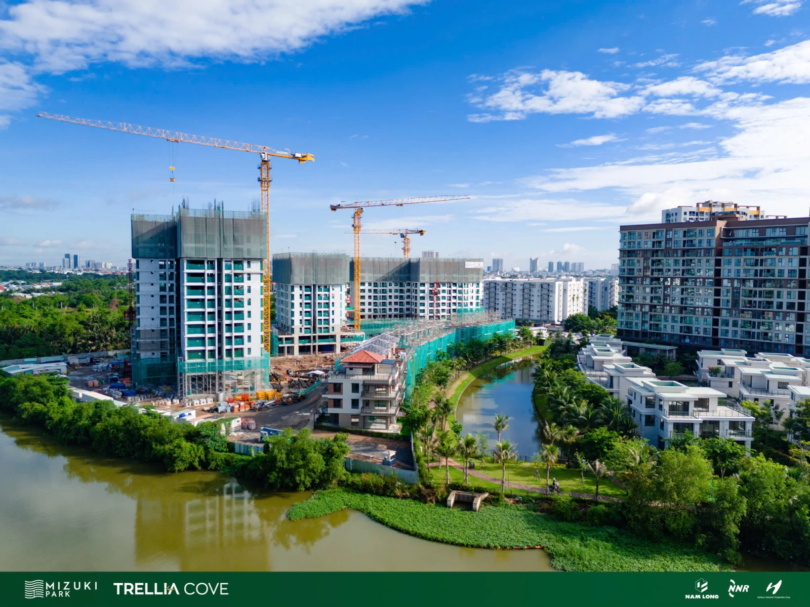 Căn Hộ Ven Sông Trellia Cove, Mizuki Park (26ha) Nguyễn Văn Linh, Bình Chánh, 2PN | 75m² | 5,2 tỷ