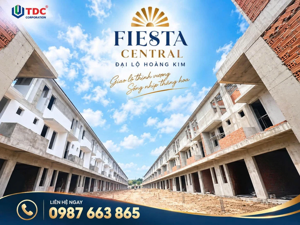FIESTA CENTRAL BÌNH DƯƠNG – CĐT BECAMEX GIÁ TỪ 4,3 TỶ/CĂN 0987663865