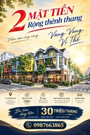 FIESTA CENTRAL – NHÀ PHỐ 2 MẶT TIỀN KHAN HIẾM TẠI TRUNG TÂM THÀNH PHỐ MỚI BÌNH DƯƠNG 4,6 tỷ/căn 0987663865