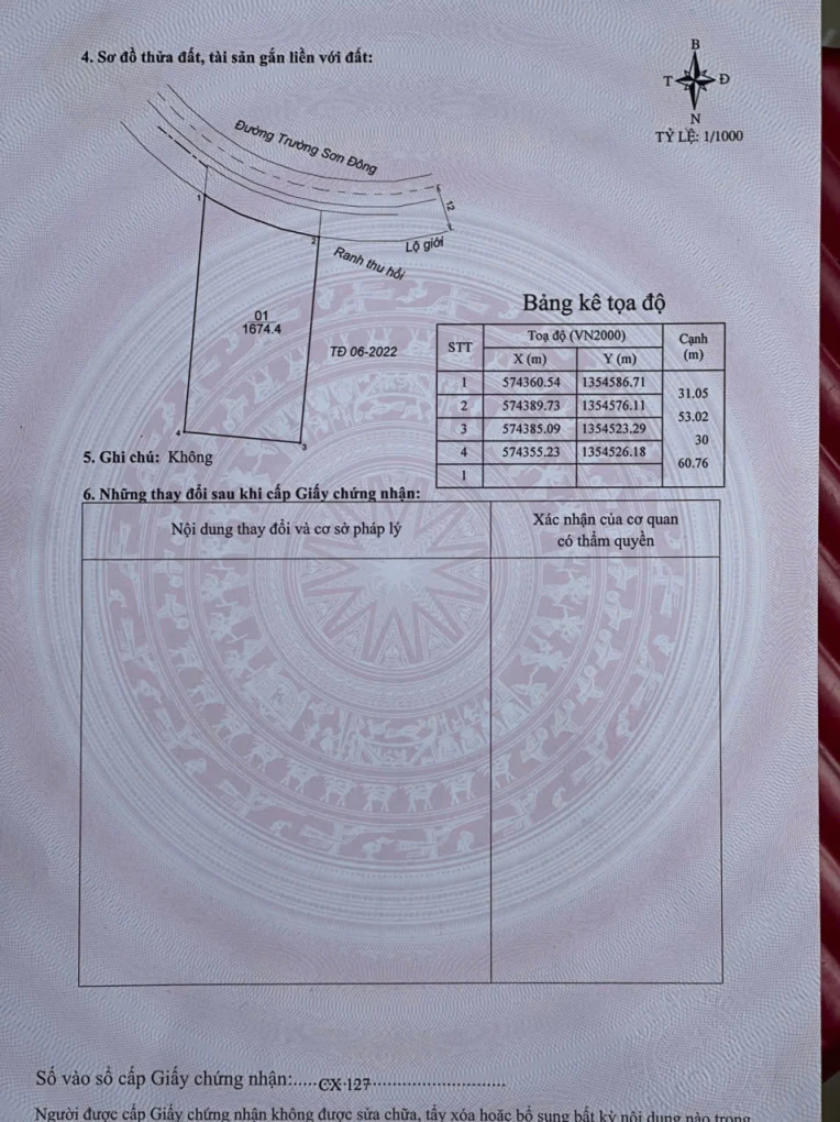 Chính chủ bán đất mặt tiền Trường Sơn Đông, Đưng Knớ, Lạc Dương - Quỹ đất rộng, giá cực tốt