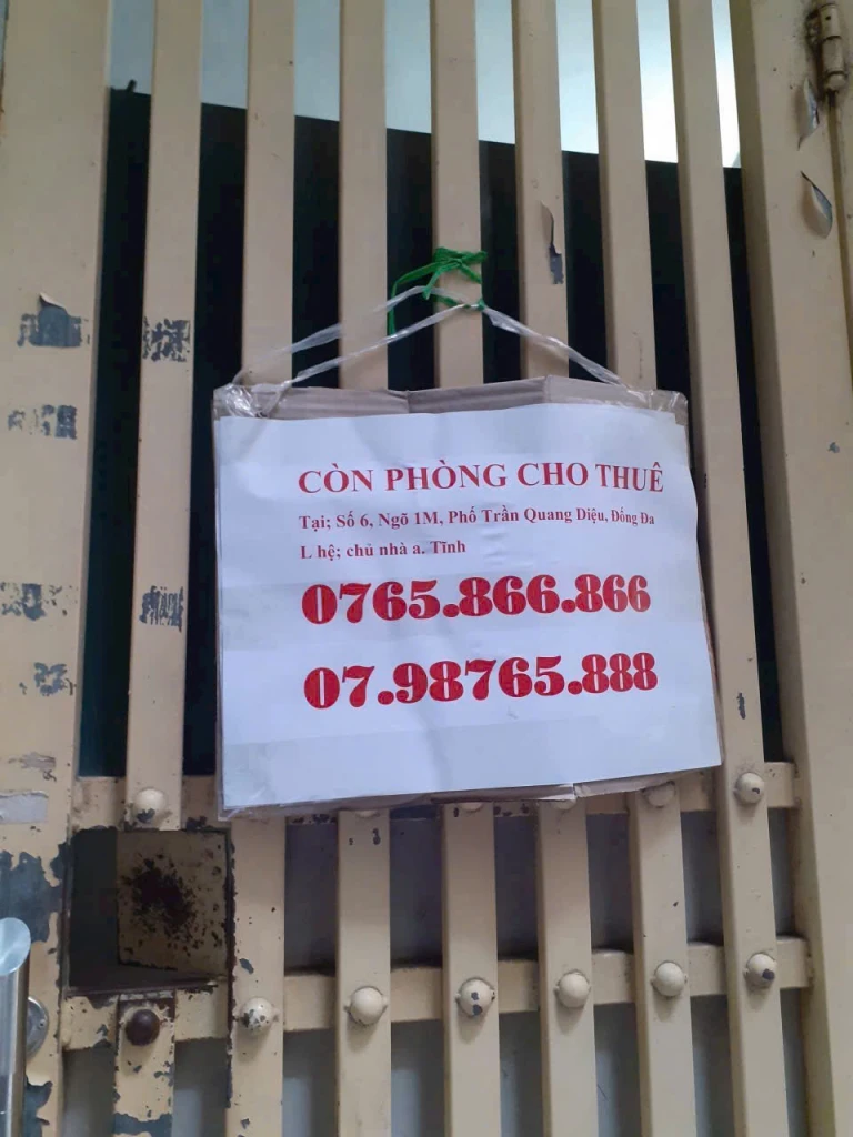 CHÍNH CHỦ CẦN CHO THUÊ TẦNG 2 – PHỐ TRẦN QUANG DIỆU PHƯỜNG Ô CHỢ DỪA  ĐỐNG ĐA, HÀ NỘI
