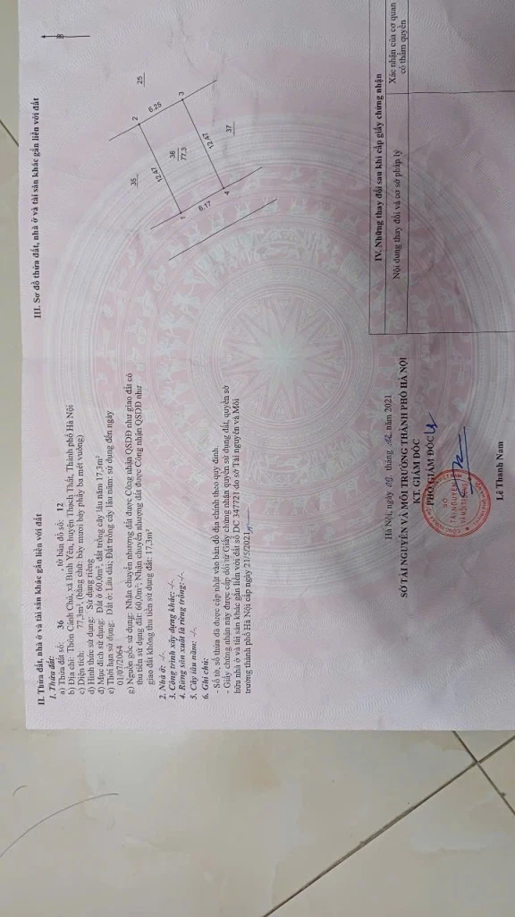 chính chủ em bán 77m2 cánh chủ ngay sát trục chính  Ngay tỉnh lộ 420 đi vào 300m