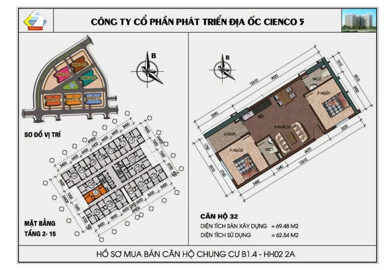Chính Chủ Gửi Bán Căn Góc Đầu Hồi 2 Ngủ 2 Wc  KĐT Thanh Hà