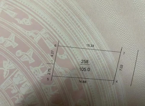 CẦN BÁN NHANH LÔ ĐẤT ĐẸP – FULL THỔ CƯ 105M²