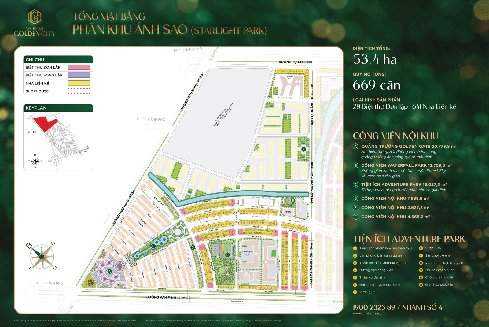  Shophouse 2 Mặt Tiền – Phân Khu Ánh Sao | Vinhomes Dương Kinh – Vị trí vàng kinh doanh & an cư 