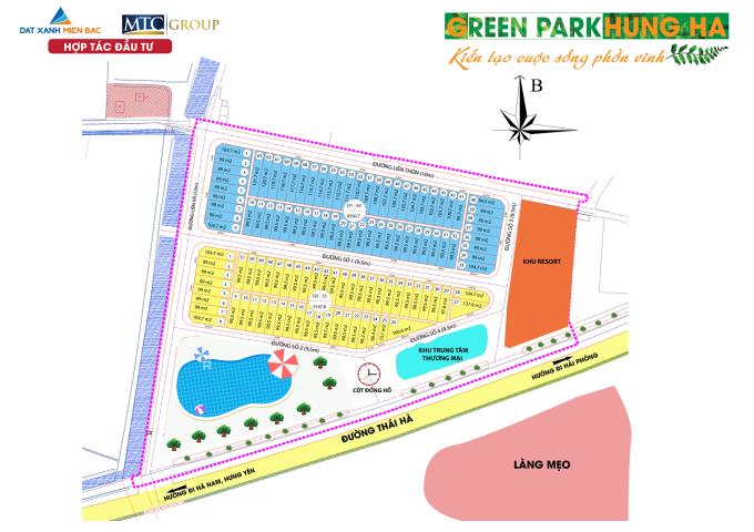 Dự án khu dân cư Green Park Hưng Hà - Huyện Hưng Hà