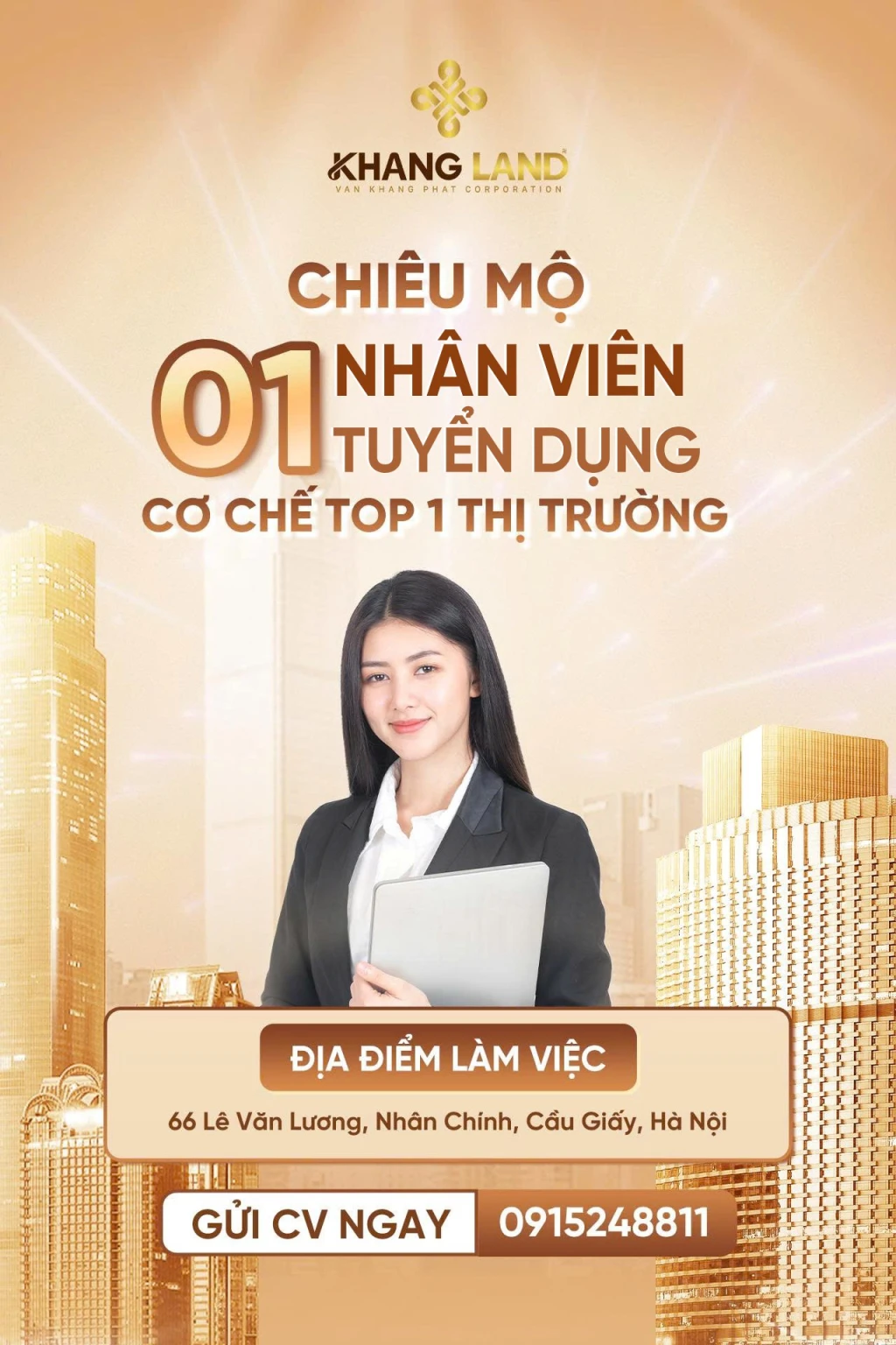  TUYỂN GIÁM ĐỐC KINH DOANH – BĐS 